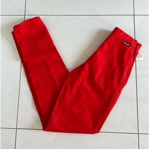 Bright red vintage Wrangler jeans